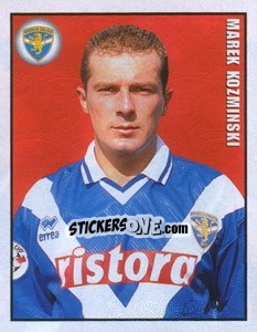 Sticker Marek Kozminski - Calcio 1997-1998 - Merlin