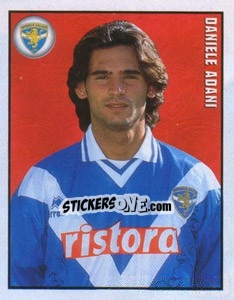 Figurina Daniele Adani - Calcio 1997-1998 - Merlin