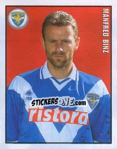 Sticker Manfred Binz - Calcio 1997-1998 - Merlin