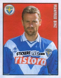 Figurina Manfred Binz - Calcio 1997-1998 - Merlin