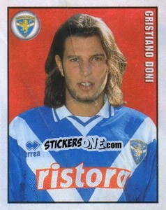 Sticker Cristiano Doni - Calcio 1997-1998 n. 85 - Merlin