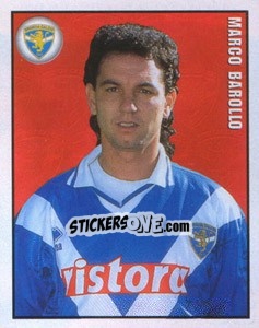 Figurina Marco Barollo - Calcio 1997-1998 - Merlin