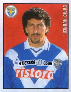 Sticker Dario Hubner - Calcio 1997-1998 - Merlin