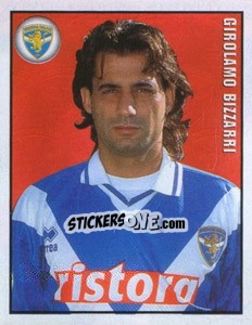 Sticker Girolamo Bizzarri - Calcio 1997-1998 n. 92 - Merlin