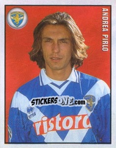 Sticker Andrea Pirlo - Calcio 1997-1998 n. 93 - Merlin