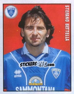 Sticker Stefano Bettella - Calcio 1997-1998 - Merlin