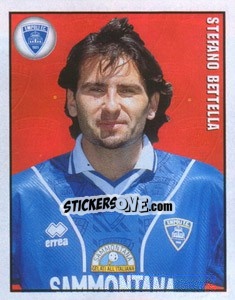 Sticker Stefano Bettella - Calcio 1997-1998 n. 104 - Merlin