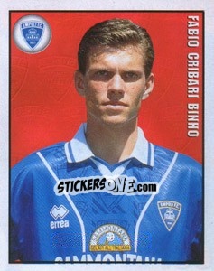 Figurina Fabio Cribari Binho - Calcio 1997-1998 n. 105 - Merlin