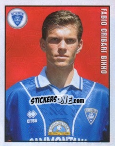 Figurina Fabio Cribari Binho - Calcio 1997-1998 - Merlin