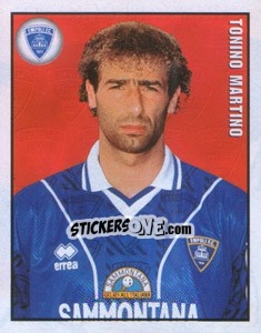 Figurina Tonino Martino - Calcio 1997-1998 - Merlin