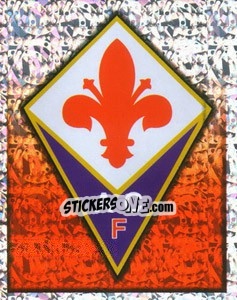 Figurina Fiorentina emblem - Calcio 1997-1998 - Merlin