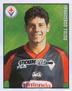 Sticker Francesco Toldo - Calcio 1997-1998 n. 123 - Merlin