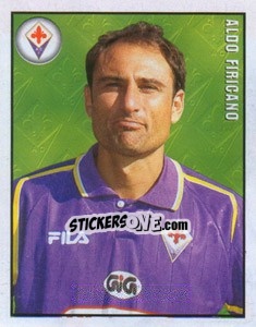 Sticker Aldo Firicano - Calcio 1997-1998 n. 126 - Merlin