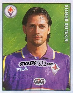 Sticker Stefano Bettarini - Calcio 1997-1998 n. 127 - Merlin