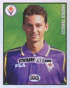 Figurina Andrea Tarozzi - Calcio 1997-1998 - Merlin