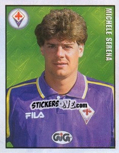 Cromo Michele Serena - Calcio 1997-1998 - Merlin