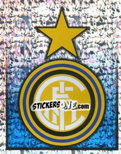 Figurina Inter emblem - Calcio 1997-1998 - Merlin