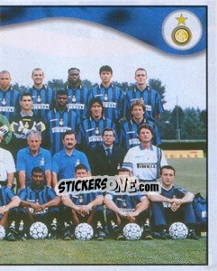 Figurina Inter team (right) - Calcio 1997-1998 - Merlin