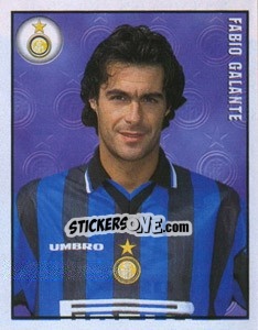 Figurina Fabio Galante - Calcio 1997-1998 - Merlin