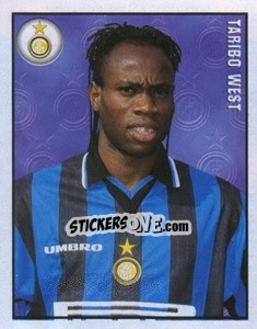 Sticker Taribo West - Calcio 1997-1998 - Merlin
