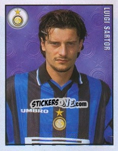 Sticker Luigi Sartor - Calcio 1997-1998 n. 151 - Merlin