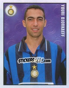 Sticker Youri Djorkaeff - Calcio 1997-1998 n. 153 - Merlin