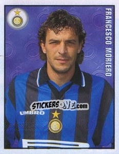 Sticker Francesco Moriero - Calcio 1997-1998 n. 158 - Merlin