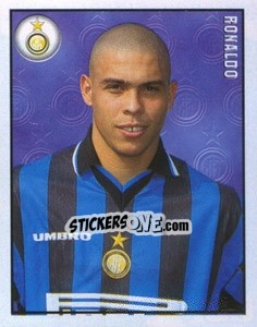 Figurina Ronaldo - Calcio 1997-1998 - Merlin