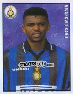 Figurina Nwankwo Kanu - Calcio 1997-1998 n. 161 - Merlin