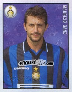 Sticker Maurizio Ganz - Calcio 1997-1998 - Merlin