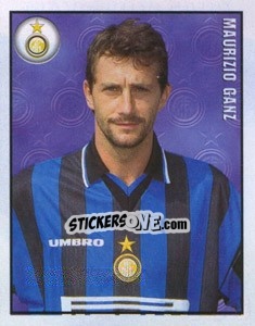 Sticker Maurizio Ganz - Calcio 1997-1998 n. 163 - Merlin