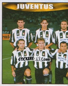 Sticker Juventus team (left)