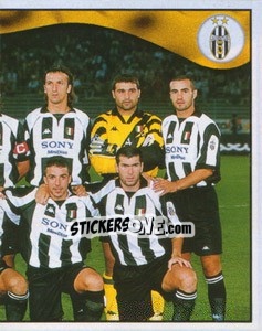 Figurina Juventus team (right) - Calcio 1997-1998 - Merlin