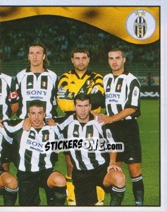 Sticker Juventus team (right) - Calcio 1997-1998 n. 168 - Merlin