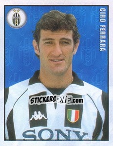 Figurina Ciro Ferrara - Calcio 1997-1998 - Merlin