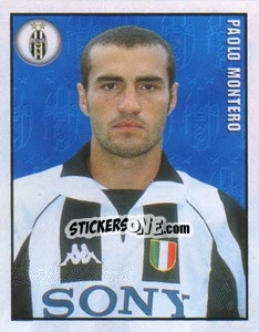 Sticker Paolo Montero - Calcio 1997-1998 n. 172 - Merlin