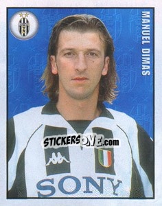 Figurina Manuel Dimas - Calcio 1997-1998 - Merlin