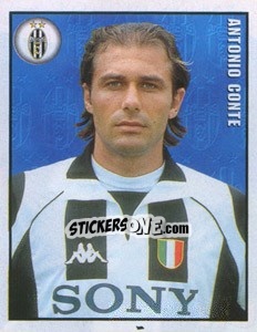 Figurina Antonio Conte - Calcio 1997-1998 - Merlin