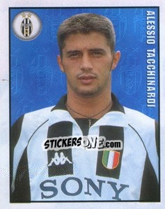 Sticker Alessio Tacchinardi - Calcio 1997-1998 n. 181 - Merlin