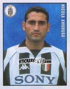 Figurina Nicola Amoruso - Calcio 1997-1998 - Merlin