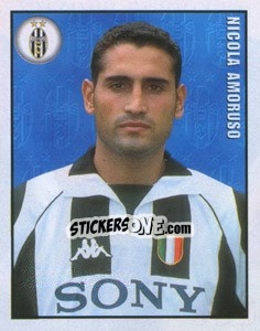 Sticker Nicola Amoruso - Calcio 1997-1998 n. 185 - Merlin