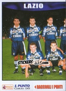 Figurina Lazio team (left) - Calcio 1997-1998 - Merlin