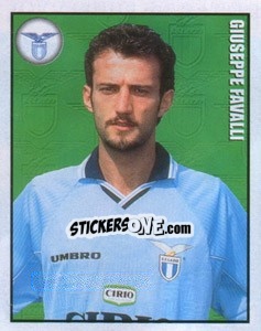 Sticker Giuseppe Favalli - Calcio 1997-1998 n. 195 - Merlin