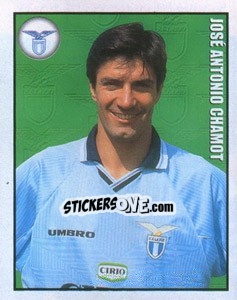 Sticker Jose Antonio Chamot - Calcio 1997-1998 - Merlin