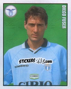 Sticker Diego Fuser - Calcio 1997-1998 - Merlin