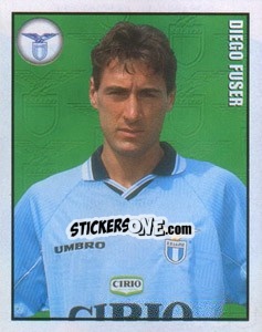Sticker Diego Fuser - Calcio 1997-1998 n. 199 - Merlin