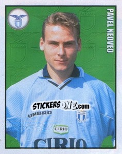 Sticker Pavel Nedved - Calcio 1997-1998 n. 201 - Merlin