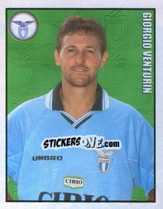 Figurina Giorgio Venturin - Calcio 1997-1998 - Merlin