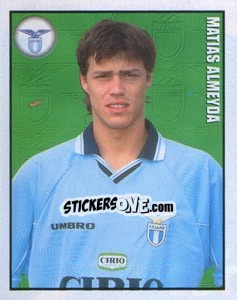 Sticker Matias Almeyda - Calcio 1997-1998 n. 204 - Merlin