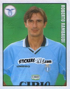 Sticker Roberto Rambaudi - Calcio 1997-1998 n. 205 - Merlin